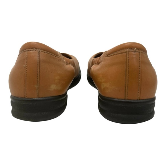 Birkenstock Footprints Brown Tan Leather Slip On Comfort Shoes Women’s 36.5 - Picture 7 of 14